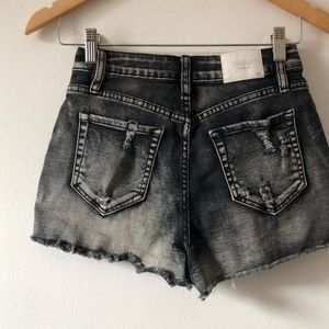 Distressed cut off shorts